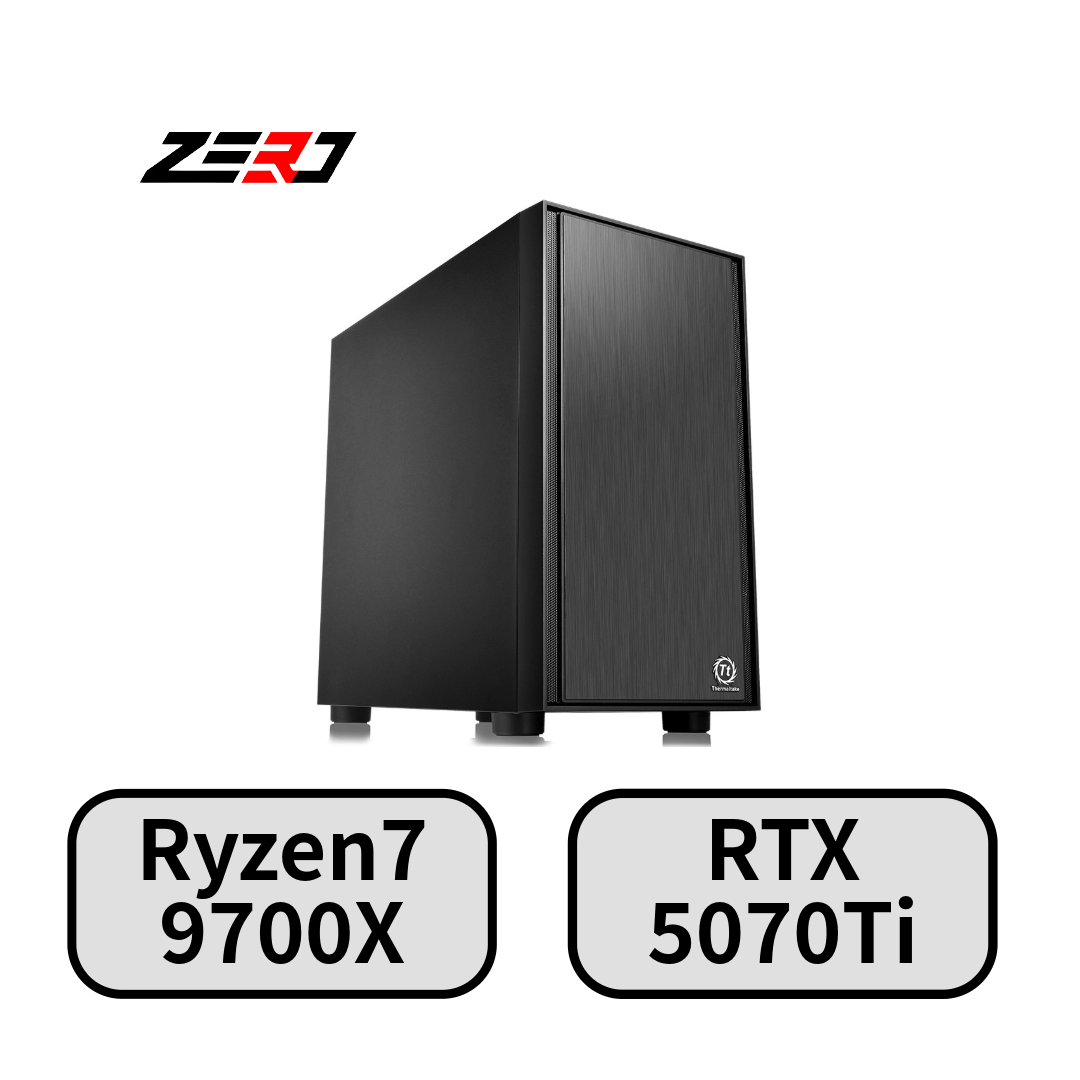 Ryzen7 9700X・RTX5070Ti 搭載